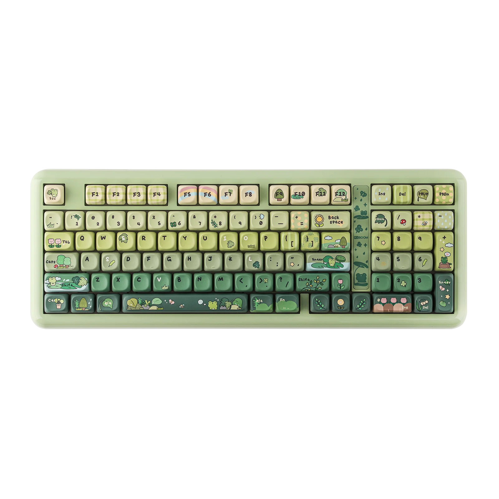 KiiBOOM Phantom98 Lite 96% ANSI US Layout VIA Programmable Gasket Wired/BT/2.4GHz Wireless Mechanical Gaming Keyboard 8000mAh