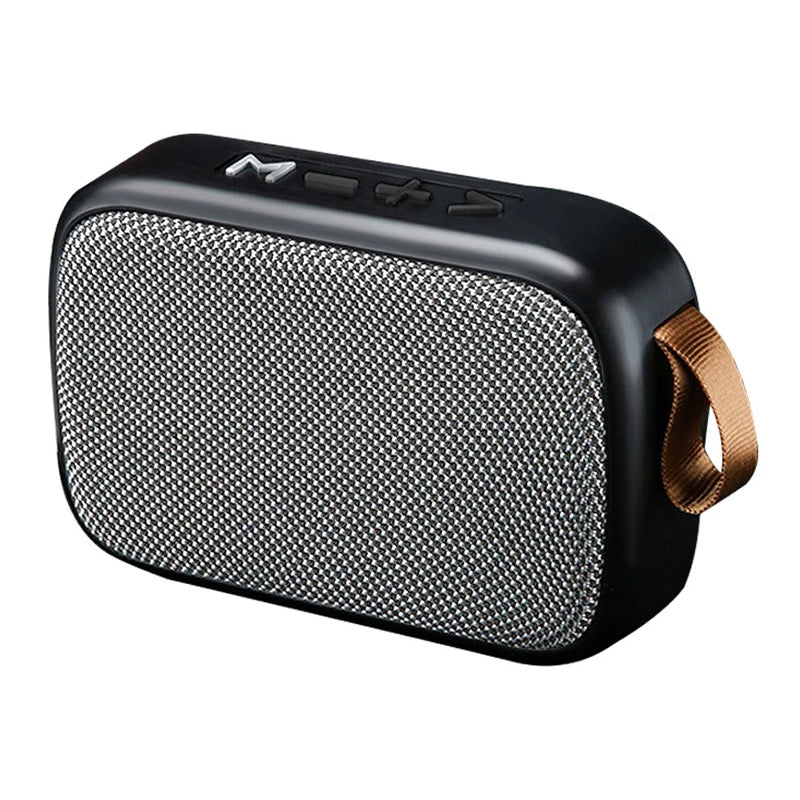 Mini Fabric Bluetooth Speaker Outdoors Wireless Waterproof Outdoor Hifi 3D Stereo MP3 Player Support FM Radio Support SD TF Card