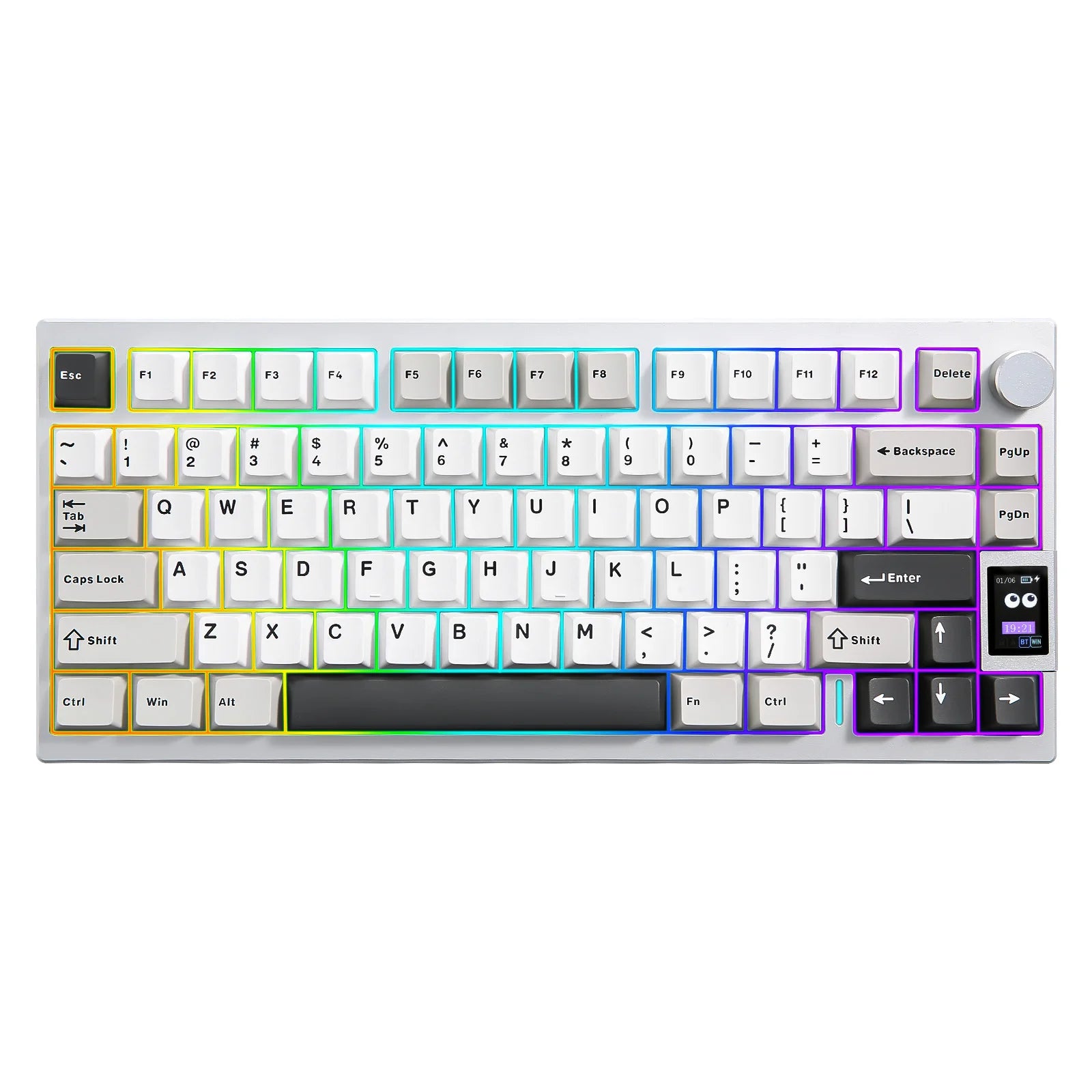 YUNZII AL80 Silver Mechanical Keyboard